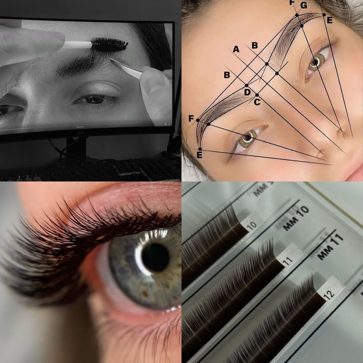 Best Seller COMBO! Extensiones clásicas 1 a 1 + Diseño de cejas