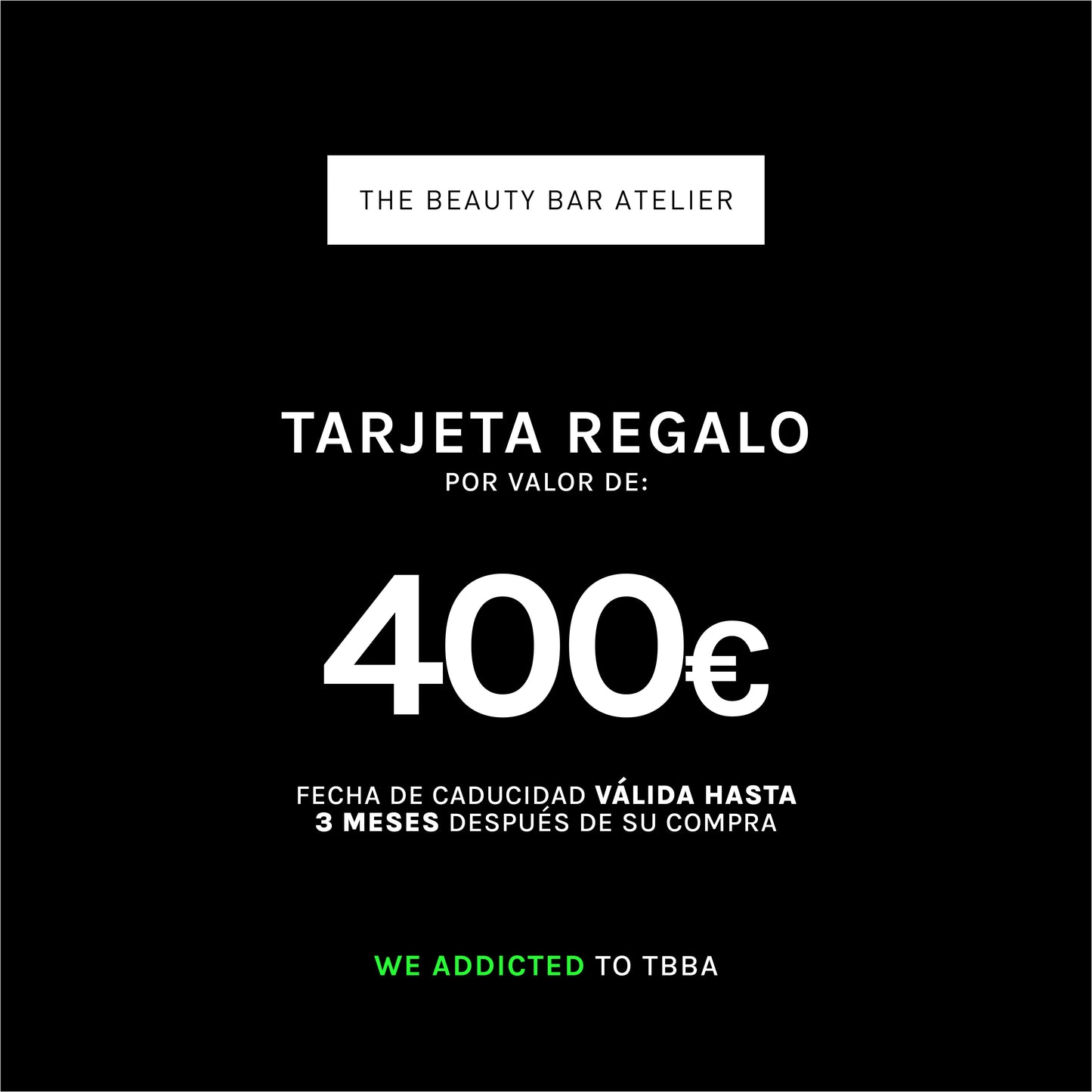 TARJETA REGALO 400€