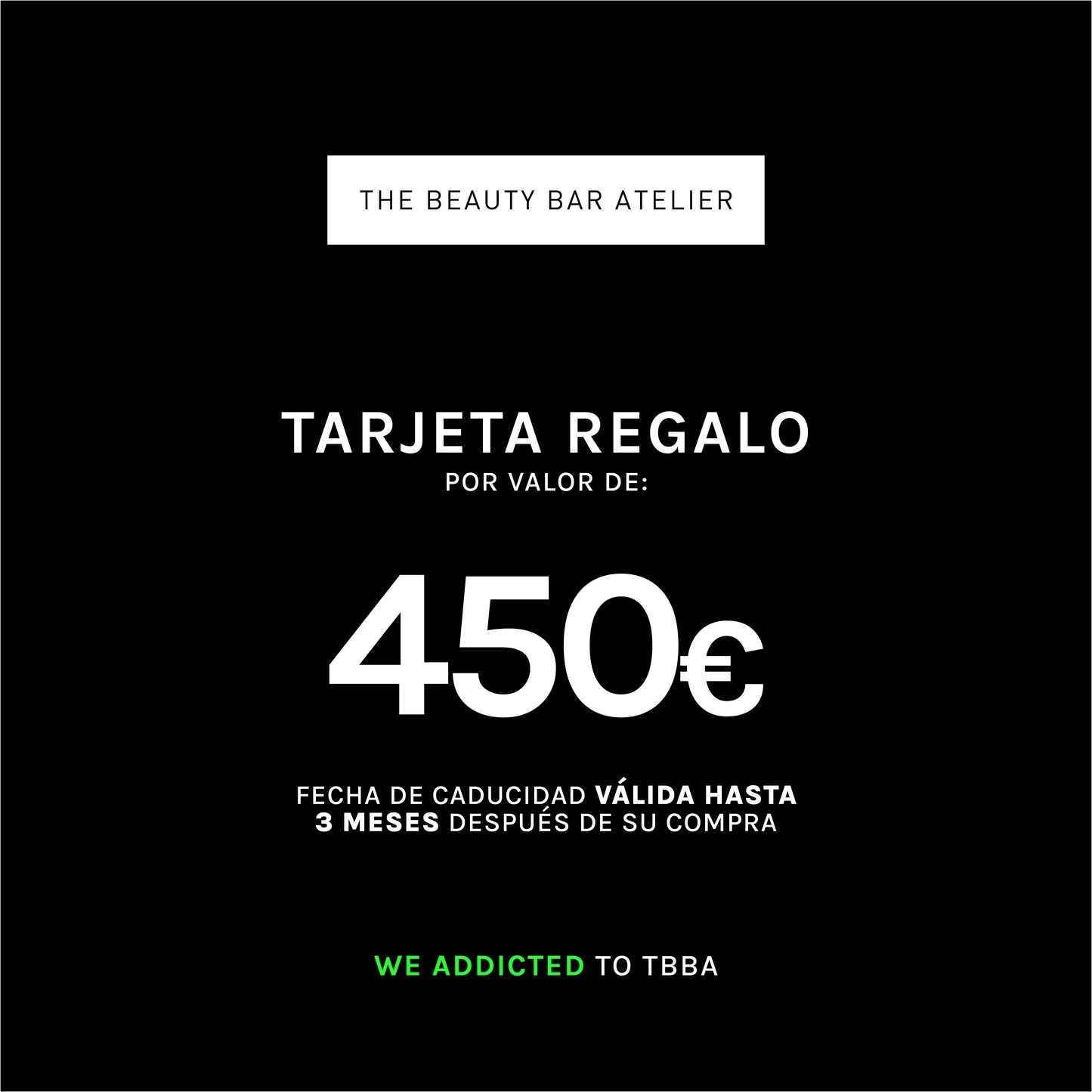 TARJETA REGALO 450€
