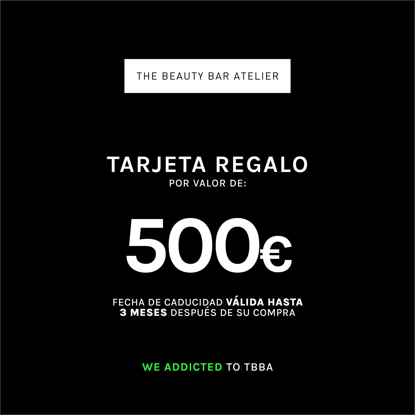 TARJETA REGALO 500€