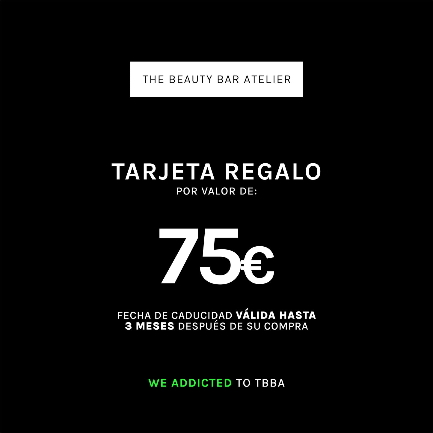 TARJETA REGALO 75€