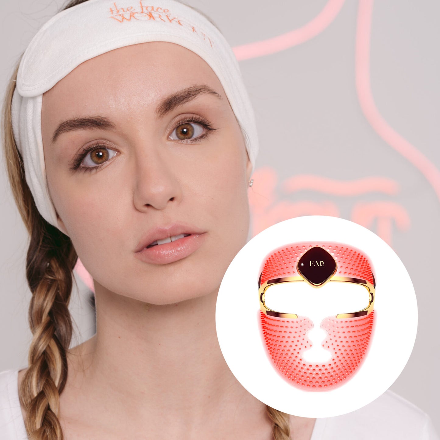 Workout 30´ Led Light FAQ Mask
